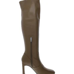Flexa Zipper Faux Leather Over-The-Knee Boots
