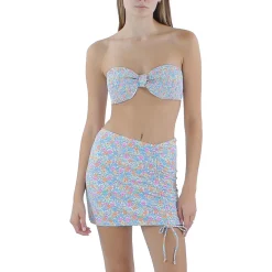 Floral Bandeau Bikini Swim top
