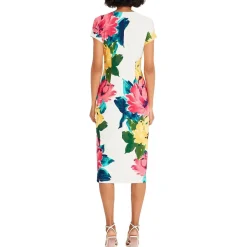 Floral Midi Sheath Dress