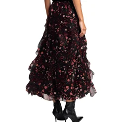 Floral Print Maxi Skirt