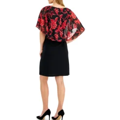 Floral Print A-Line Wear To Work Dress