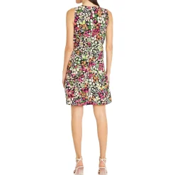 Floral Print Cotton Mini Dress