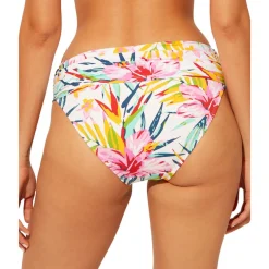 Floral Print Nylon One-Piece Swimsuit