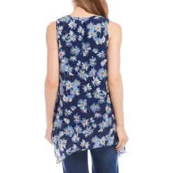 Floral Print V-Neck Blouse