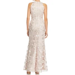 Floral Sleeveless Formal Dress