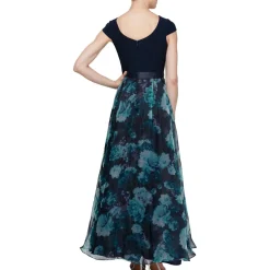 Floral Special Occasion Evening Dress