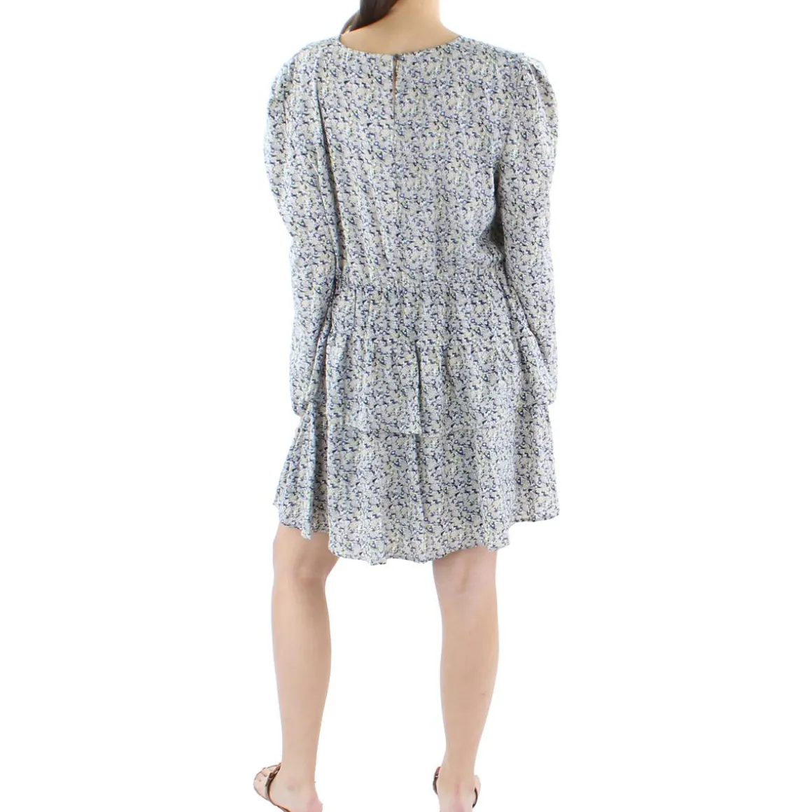 Floral Tiered Mini Dress