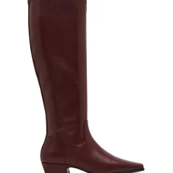 Florance Faux Leather Wide Calf Knee-High Boots
