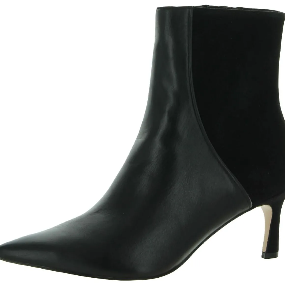 Florentine Leather Kitten Heels Ankle Boots