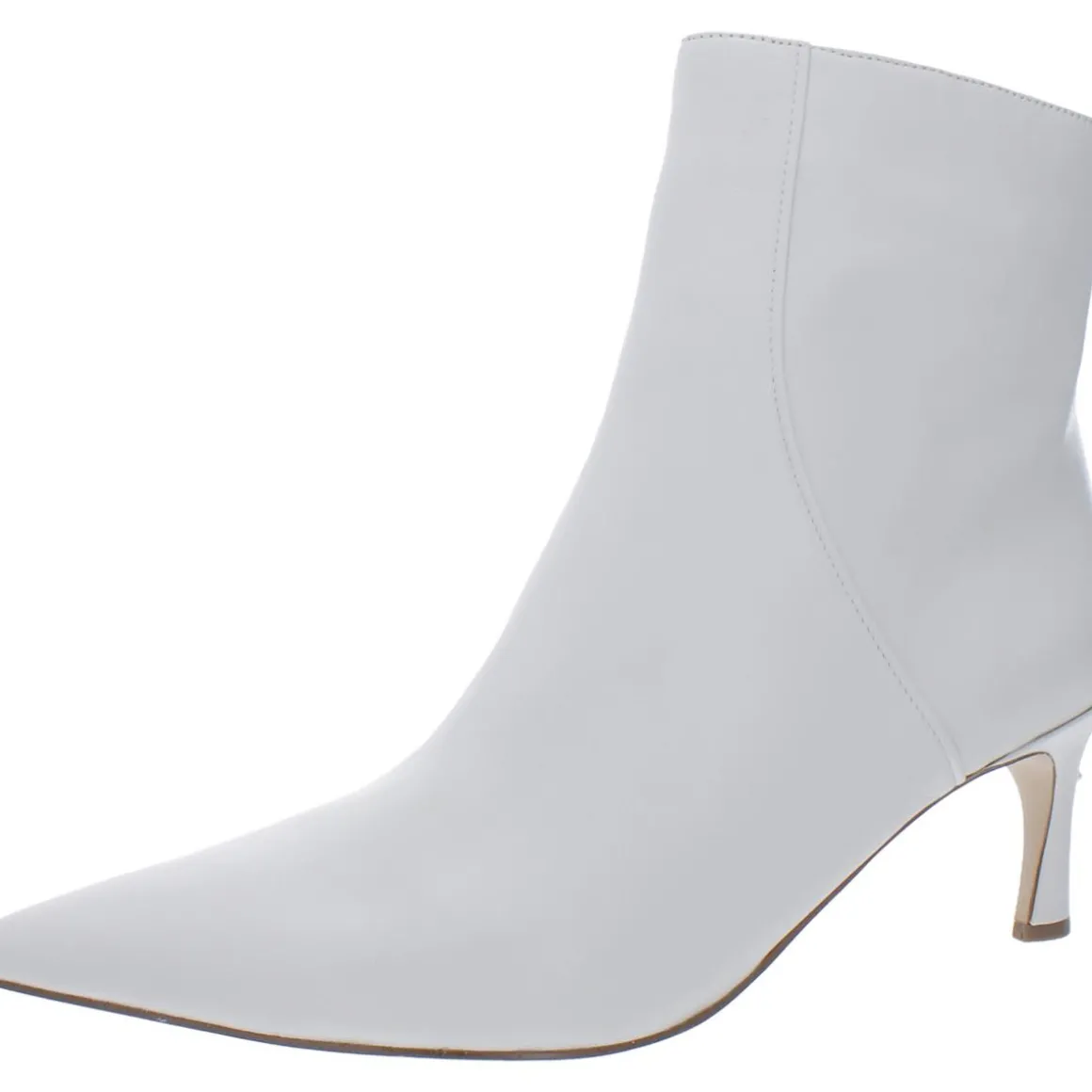 Florentine Leather Kitten Heels Ankle Boots