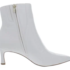 Florentine Leather Kitten Heels Ankle Boots