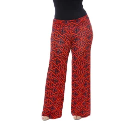 Fold-Over Waist Wide Leg Pants