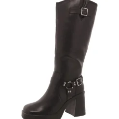 Francine Leather Knee-High Boots