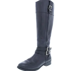Frank II Leather Wide Calf Riding Boots