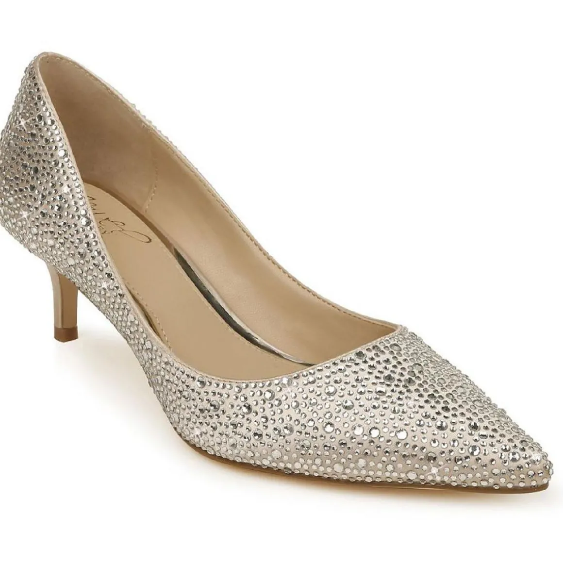 Frenchie Rhinestone Pumps