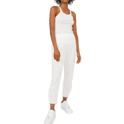 Freya Ruched Pull On Straight Leg Pants