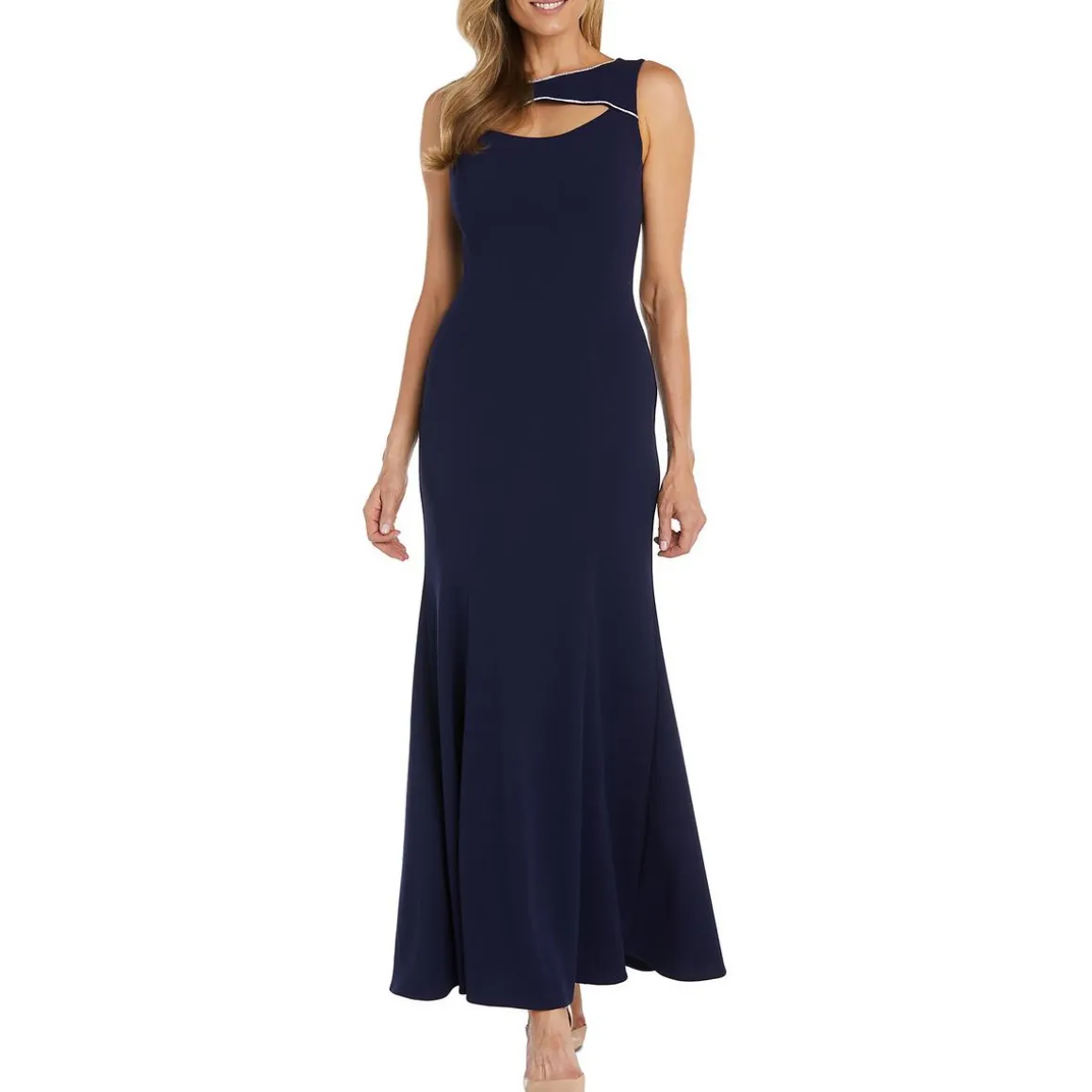 Full Length Embellished Evening Dress