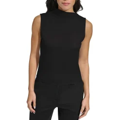 Funnel Neck Sleeveless Shell