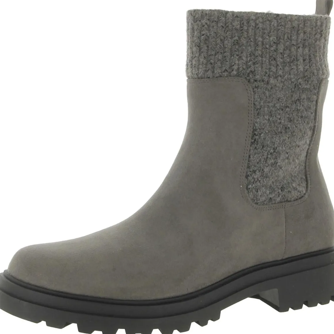 Gable Suede Round Toe Booties