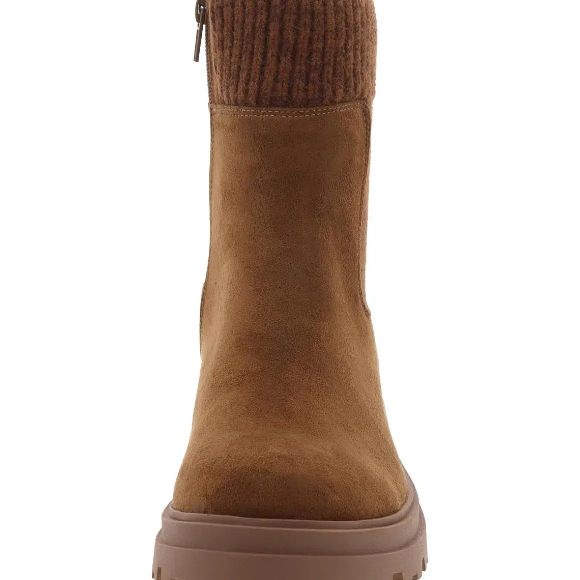 Gable Suede Round Toe Booties