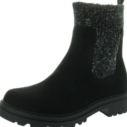 Gable Suede Round Toe Booties