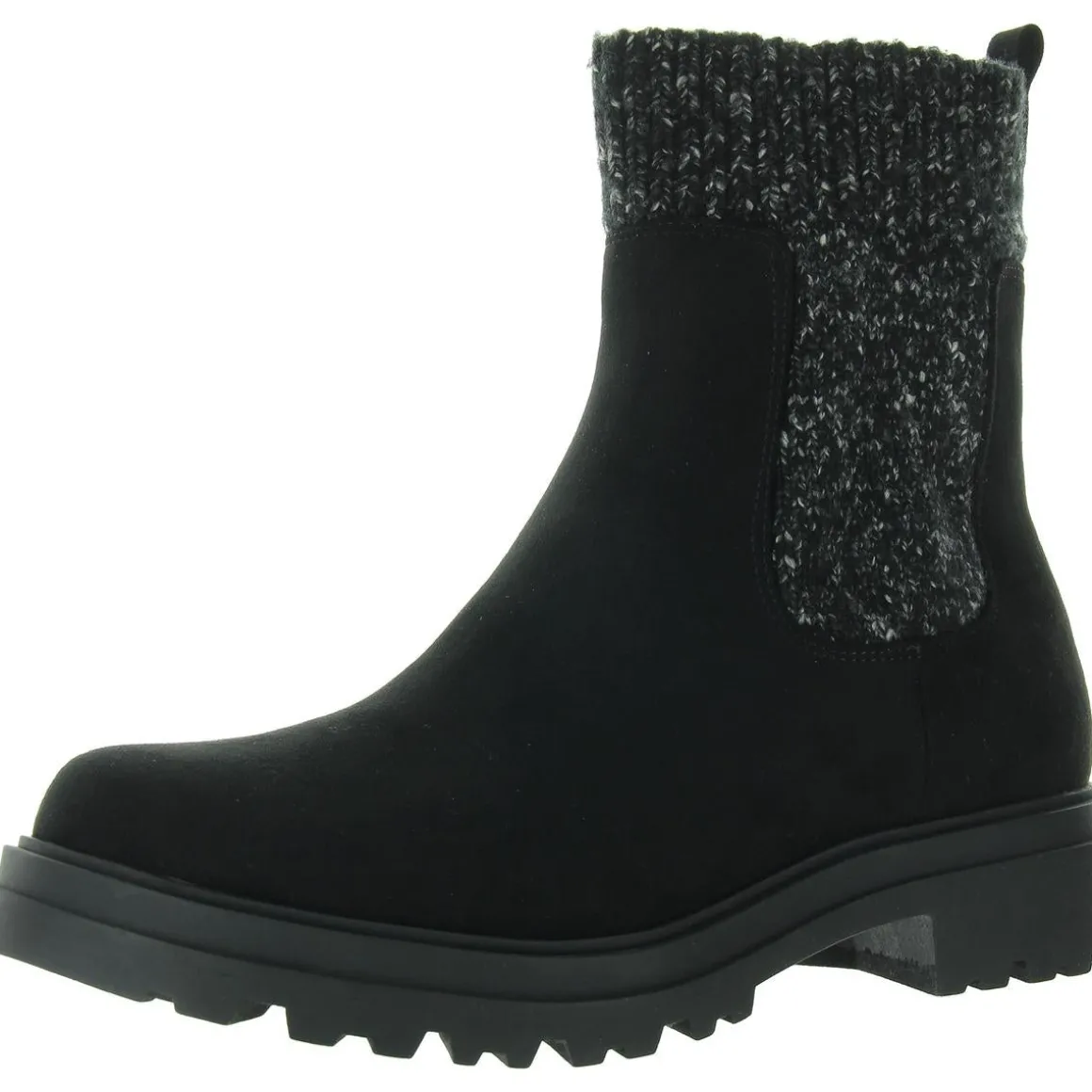 Gable Suede Round Toe Booties