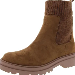 Gable Suede Round Toe Booties