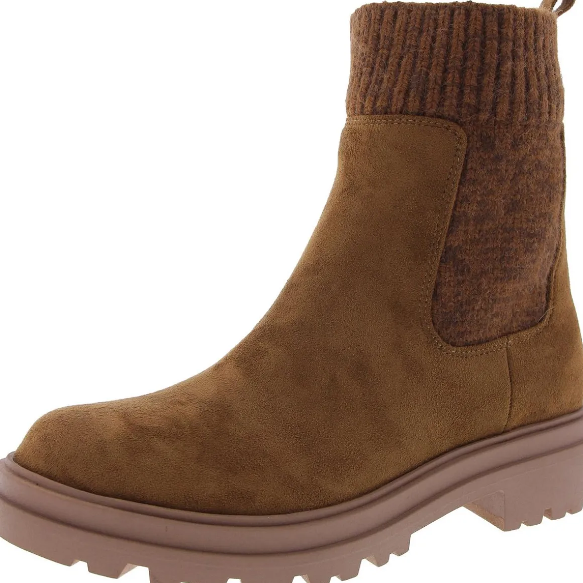 Gable Suede Round Toe Booties