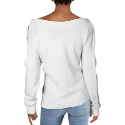 Gadelle Linen Blend Button Detail Sweater