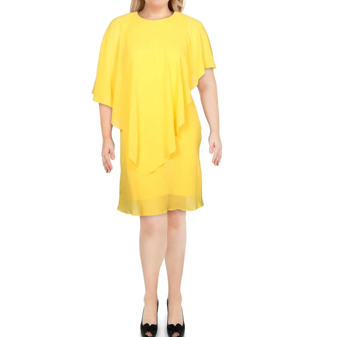 Gaeline Day Chiffon Sleeveless Cocktail Dress