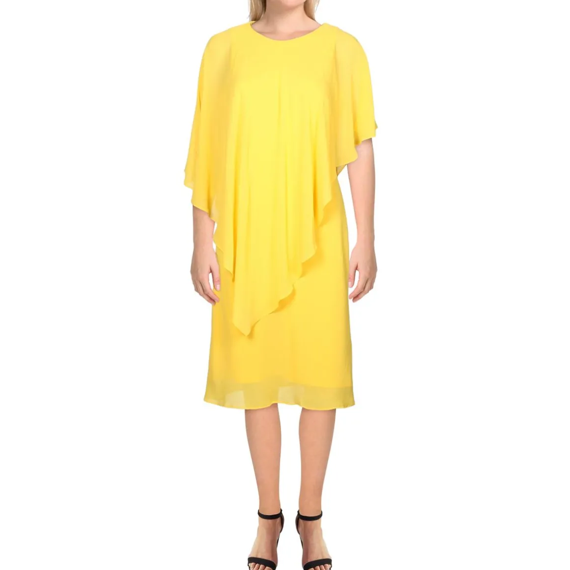 Gaeline Day Chiffon Sleeveless Cocktail Dress