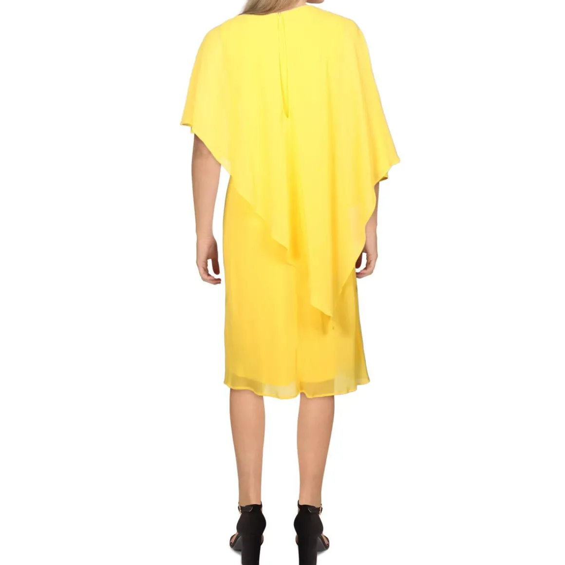 Gaeline Day Chiffon Sleeveless Cocktail Dress