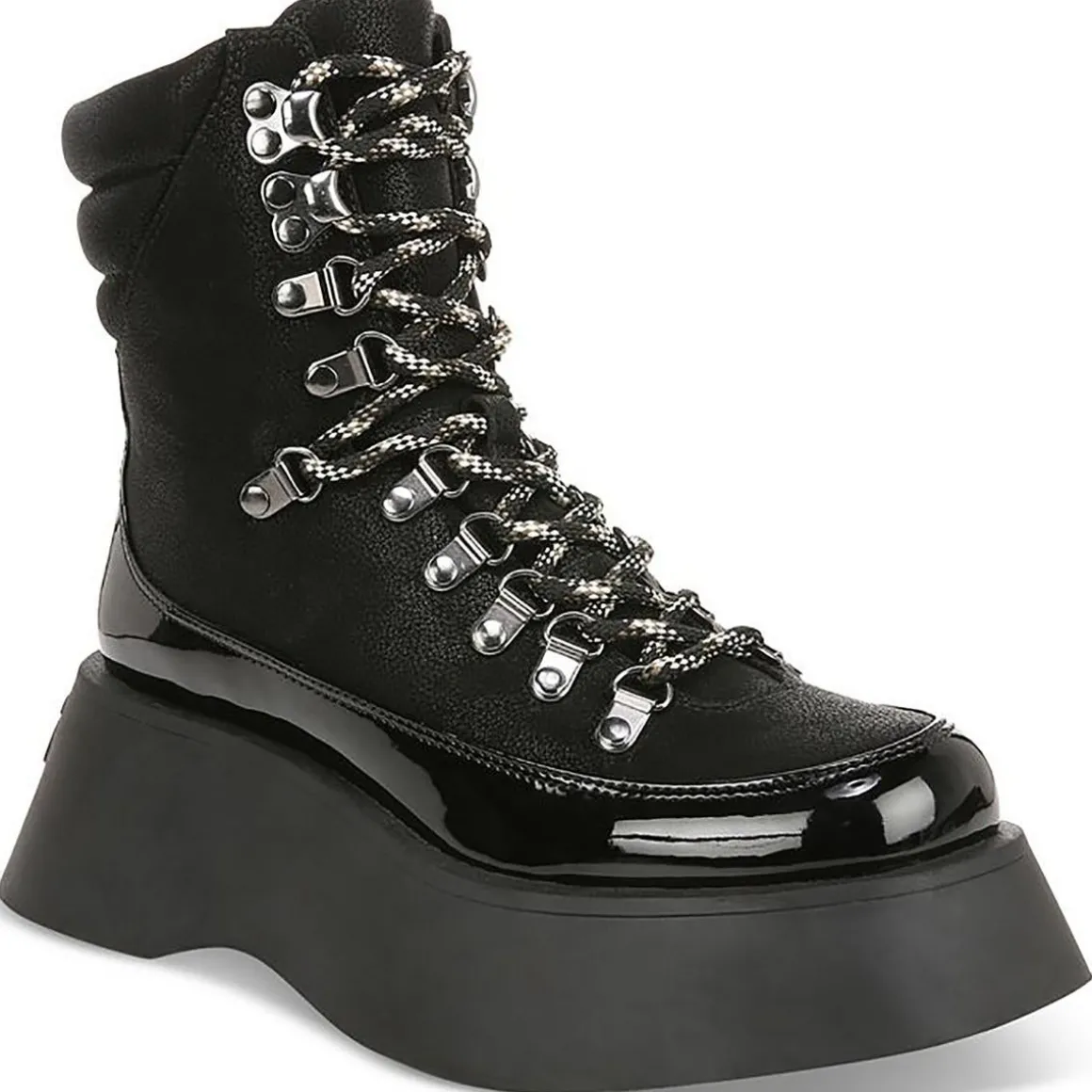 GAIL Faux Leather Casual Ankle Boots