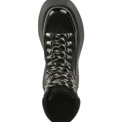 GAIL Faux Leather Casual Ankle Boots