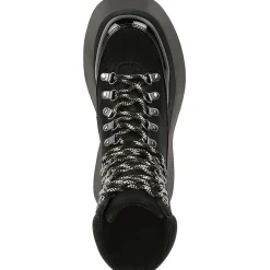 GAIL Faux Leather Casual Ankle Boots