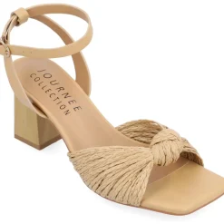 Galinda Strappy Straw Slingback Sandals