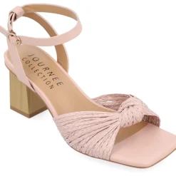 Galinda Strappy Straw Slingback Sandals