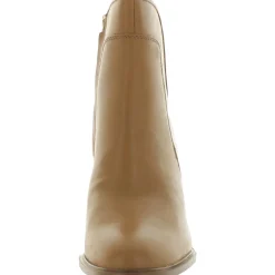 Gamble Leather Round Toe Ankle Boots