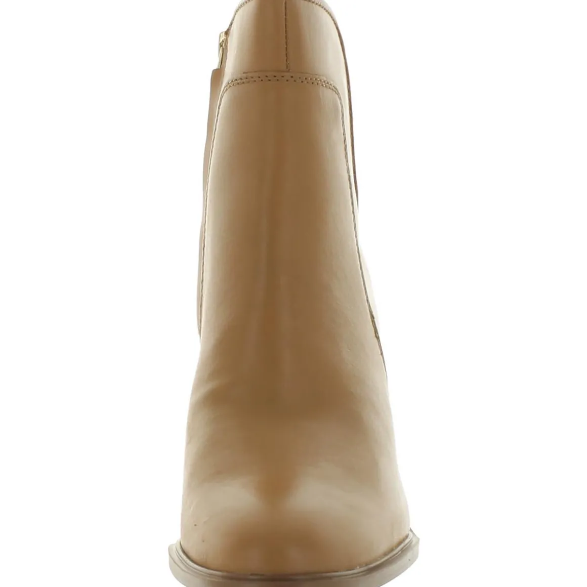 Gamble Leather Round Toe Ankle Boots