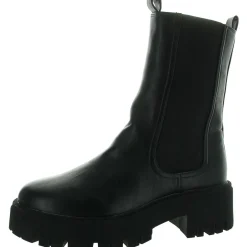 Garden Faux Leather Pull On Chelsea Boots