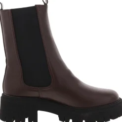 Garden Faux Leather Pull On Chelsea Boots