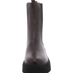 Garden Faux Leather Pull On Chelsea Boots