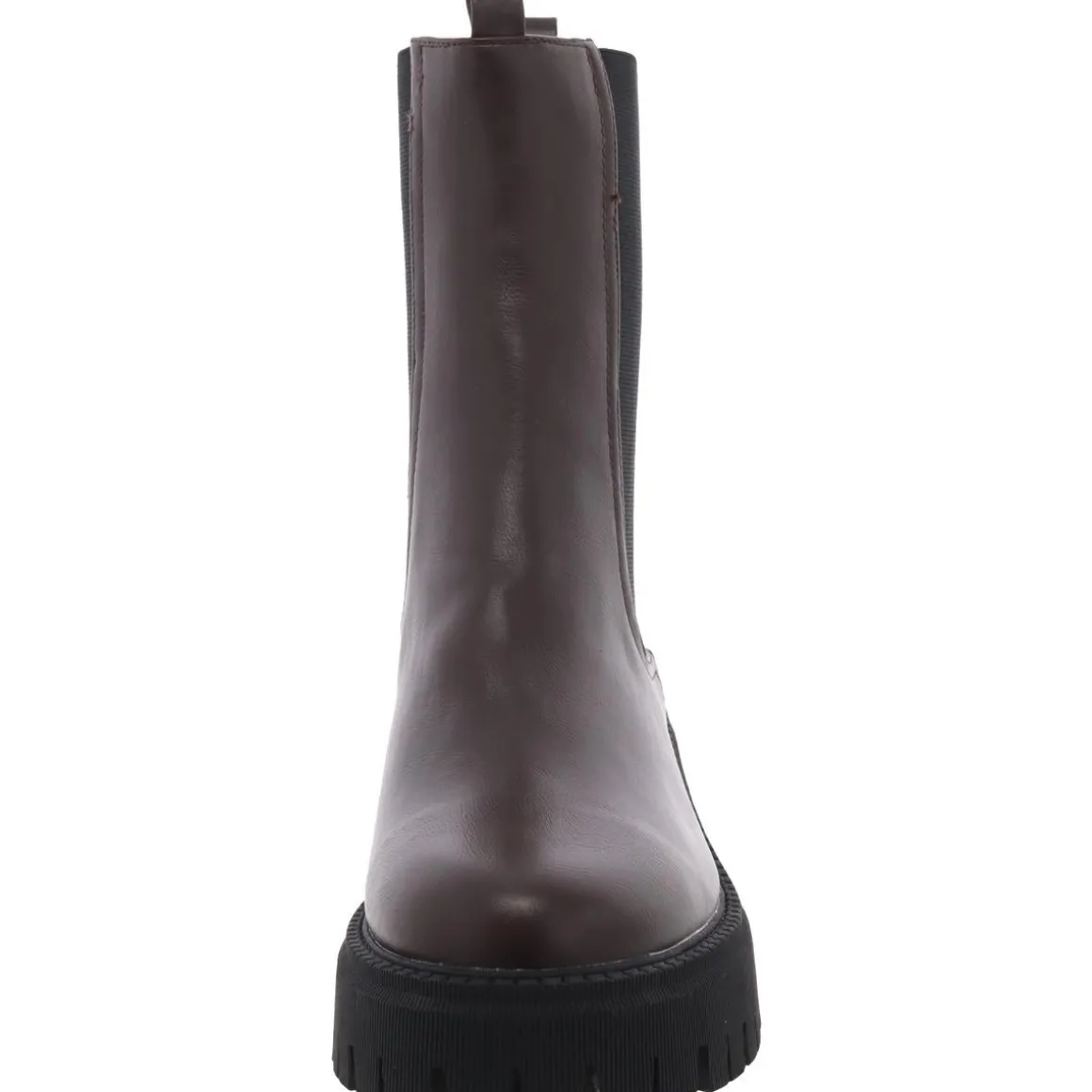 Garden Faux Leather Pull On Chelsea Boots
