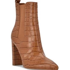 Garliss Leather Animal Print Chelsea Boots