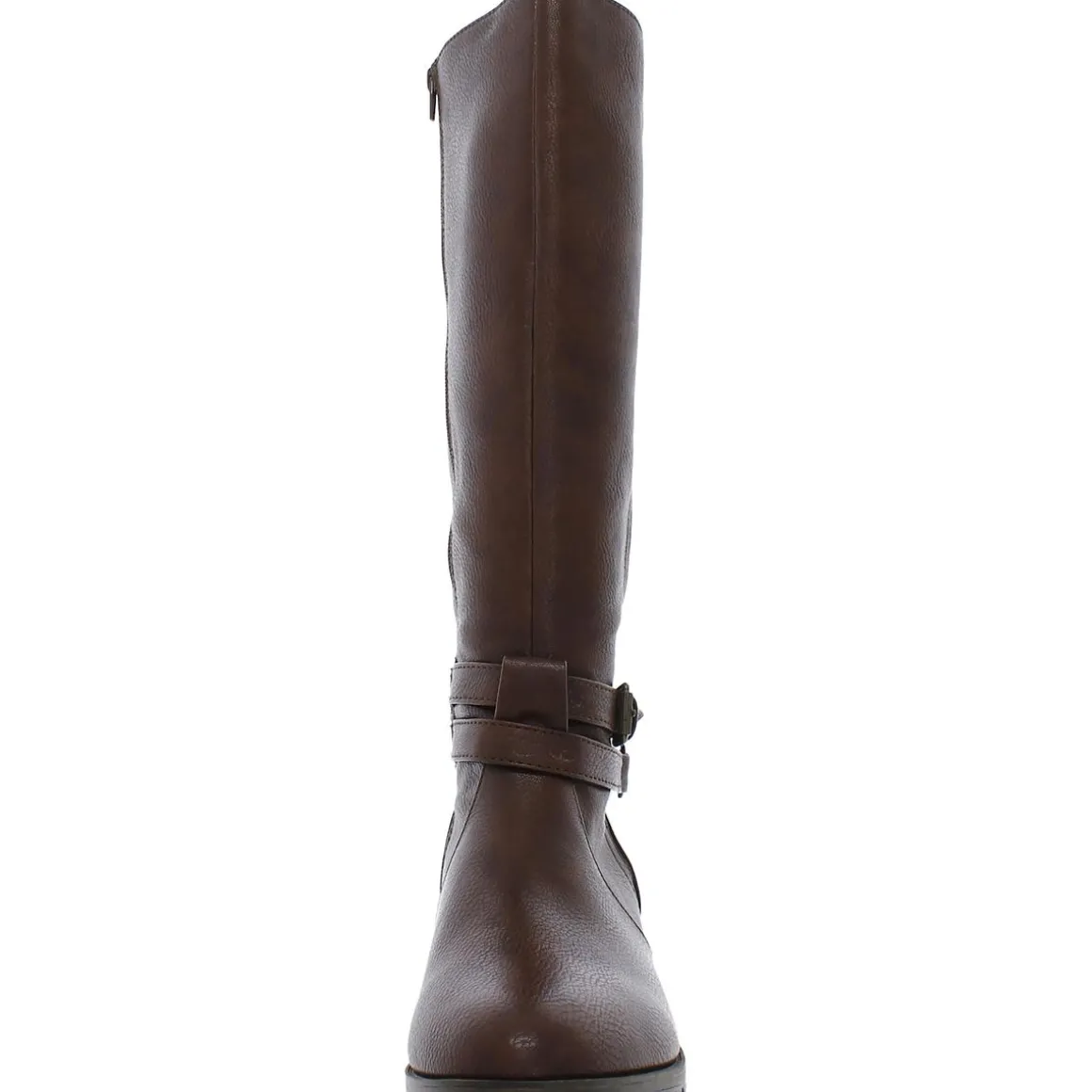Garrison Zipper Faux Leather Knee-High Boots