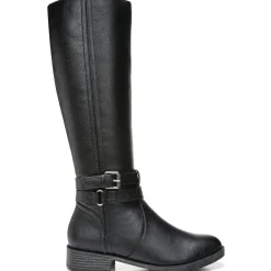 Garrison Faux Leather Wide Calf Knee-High Boots