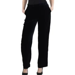 Gates Velvet Low Rise Straight Leg Pants