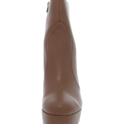 Gates Zipper Block Heel Mid-Calf Boots