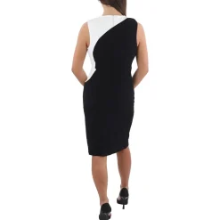 Gathered Sheath Dress