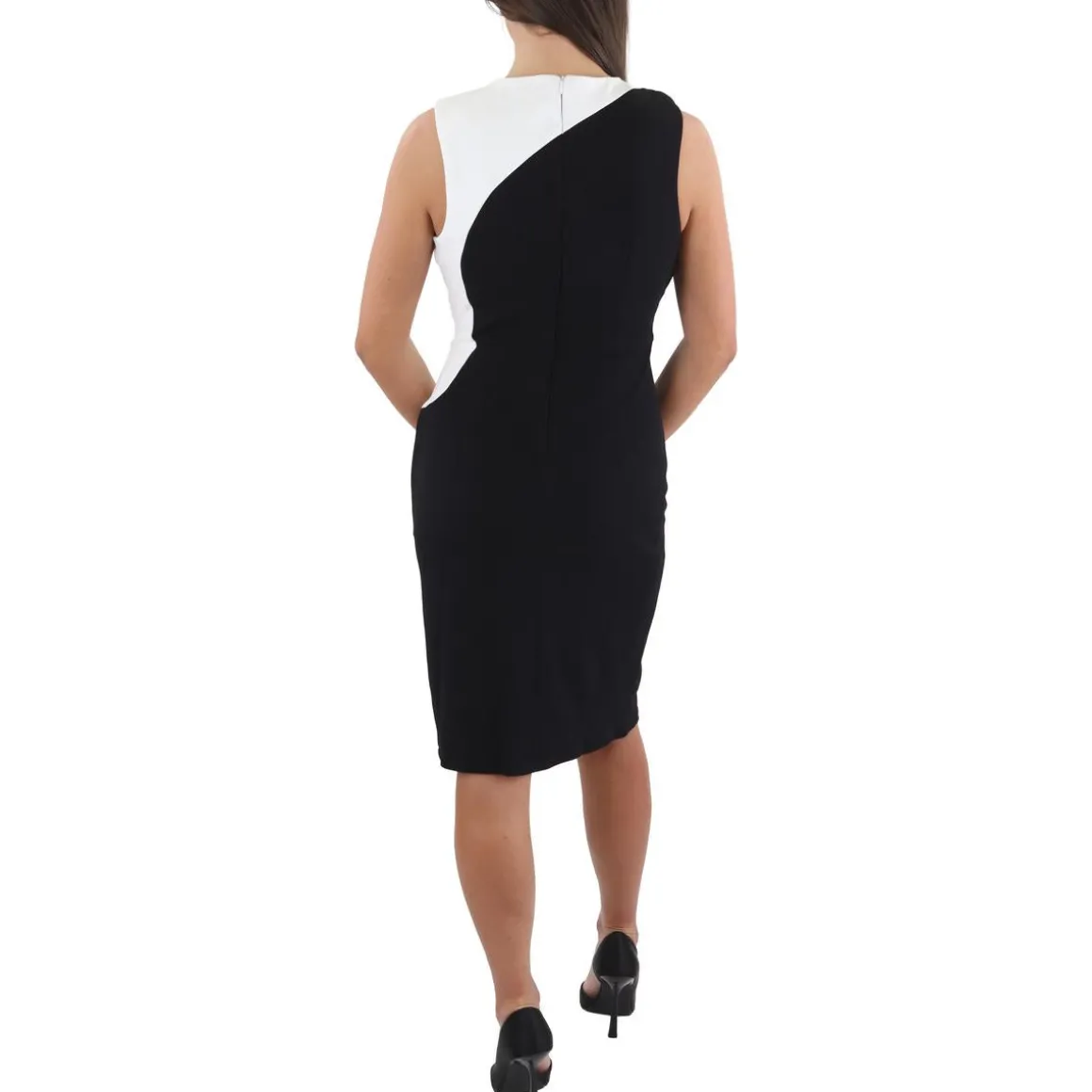 Gathered Sheath Dress